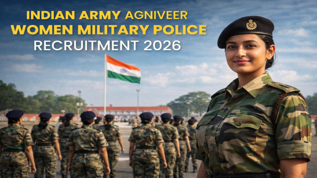 Indian Army Agniveer Women Military Police Recruitment 2026