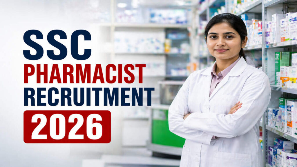 SSC Pharmacist Recruitment 2026