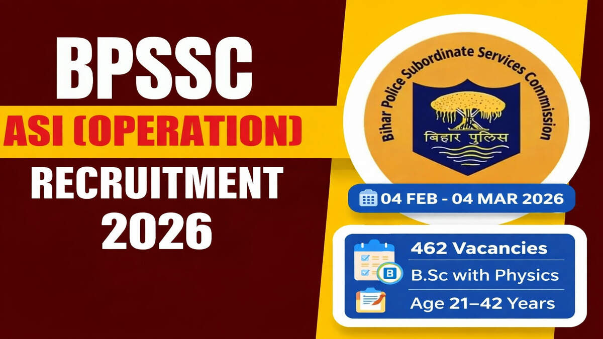 Bihar Police BPSSC ASI (Operation) Recruitment 2026