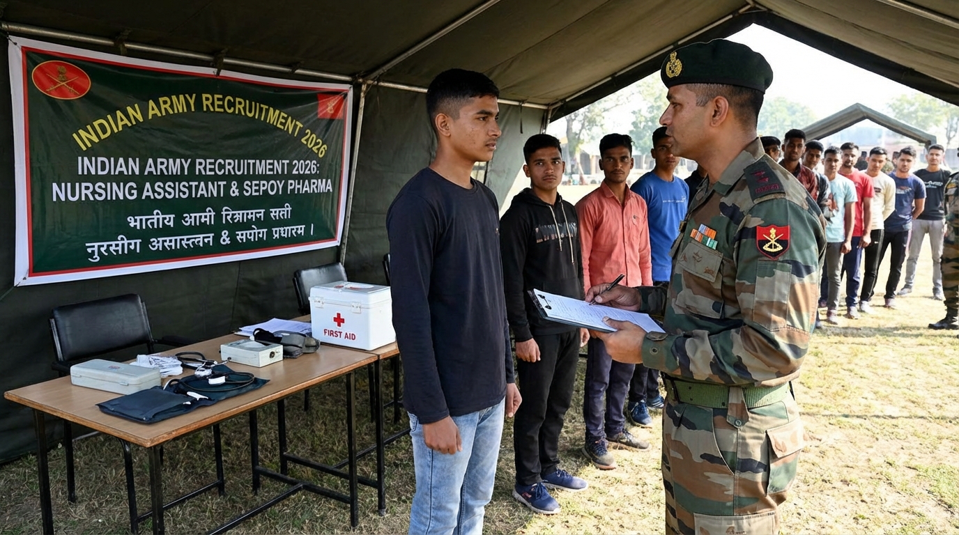 Indian Army Nursing Assistant & Sepoy Pharma Recruitment 2026