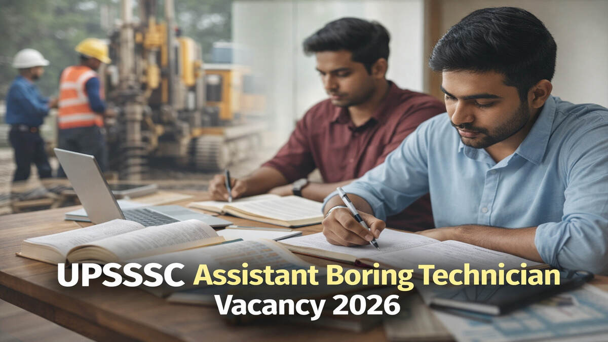 UPSSSC Assistant Boring Technician Vacancy 2026